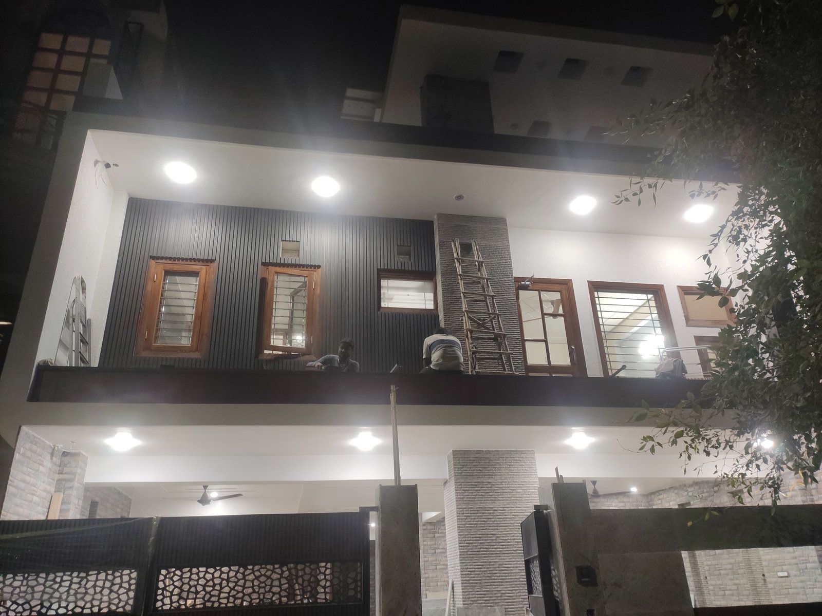 WPC and HPL Cladding at Beta-1, Greater Noida