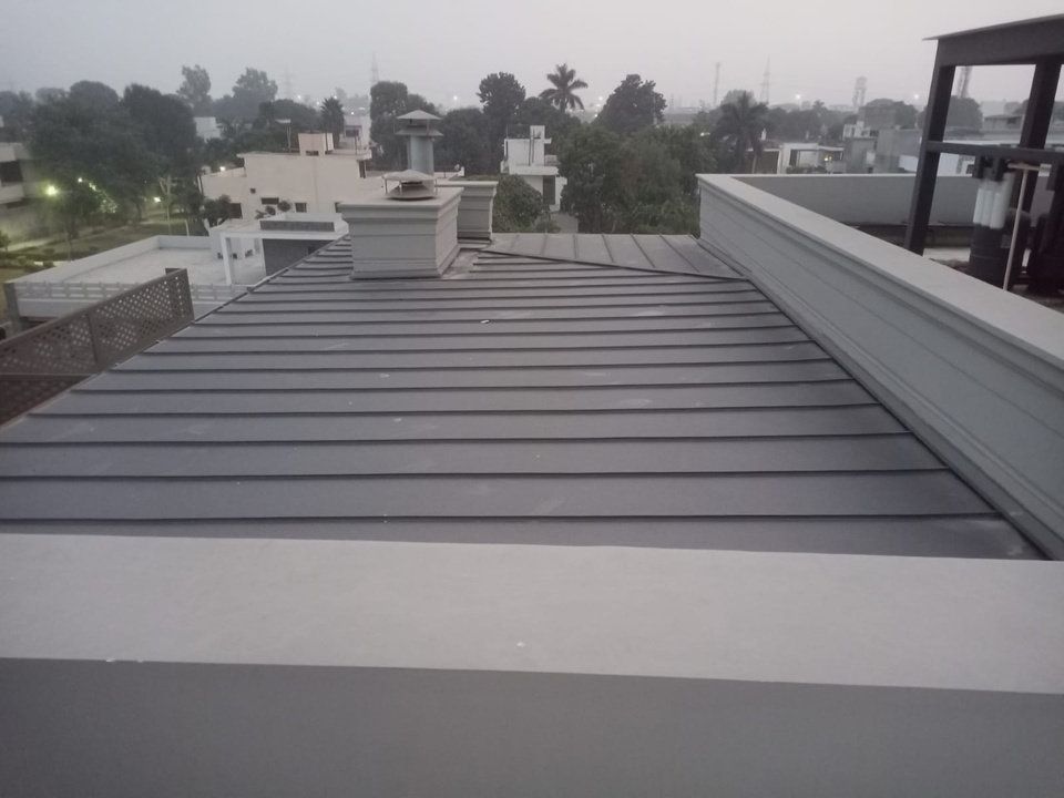 Aluminium Roofing and Interior Partitions at Nirman Vihar, Delhi